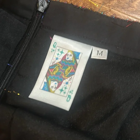 Queen of Sparkles tinsil sparkle skort NWOT - Picture 6 of 7